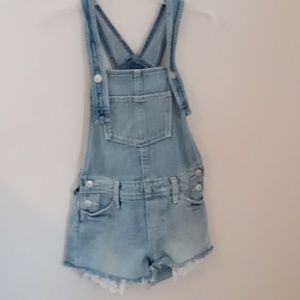 Girls overalls shorts